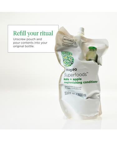 Briogeo Superfoods Kale + Apple Replenishing Conditioner 33.8 oz - Transform Your Style with the Best Innovation Today! - Buy Online on SooperMarket.com