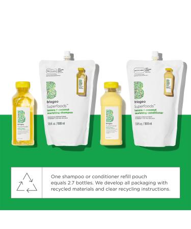 Briogeo Superfoods Banana + Coconut Nourishing Conditioner 33.8 oz - Transform Your Style with the Best Innovation Today! - Buy Online on SooperMarket.com