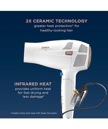 Conair Double Ceramic Frizz-Reducing Travel Dryer - Discover Premium Quality Shop now! - Buy Online on SooperMarket.com