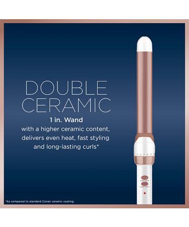 Discover Conair Double Ceramic Rose Gold 1" Clipless Wand 1 in - Elevate Your Style Instantly! - Buy Online on SooperMarket.com