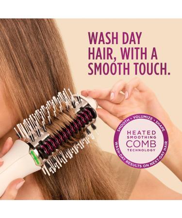 Discover Shark Beauty SmoothStyle Heated Comb & Blow Dryer Brush - Elevate Your Style Instantly! - Buy Online on SooperMarket.com