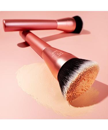 Real Techniques Glow Round Base Makeup Blending Brush 1 ct - Discover Premium Quality Shop now! - Buy Online on SooperMarket.com