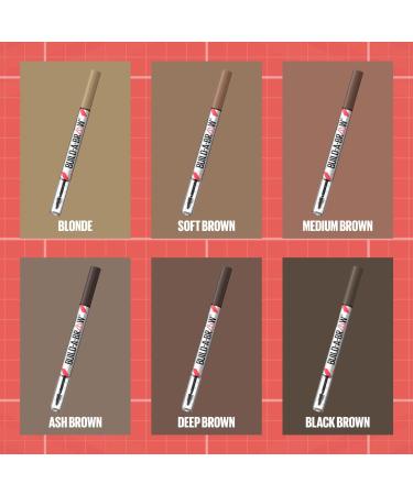 Discover Maybelline Build-A-Brow 2-In-1 Brow Pen and Sealing Gel Black Brown 0.034 oz - Elevate Your Style Instantly! - Buy Online on SooperMarket.com