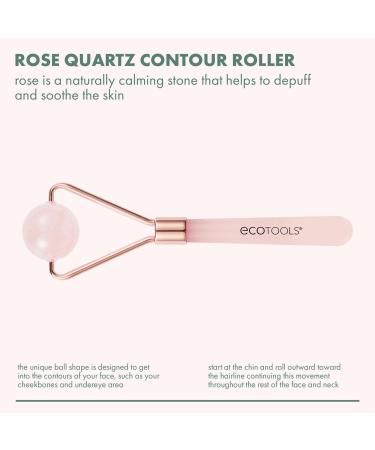 EcoTools Rose Quartz Round Contour Facial Roller 1 ct - Discover Premium Quality Shop now! - Buy Online on SooperMarket.com