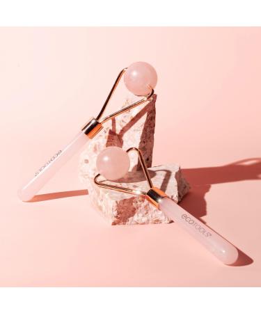 EcoTools Rose Quartz Round Contour Facial Roller 1 ct - Discover Premium Quality Shop now! - Buy Online on SooperMarket.com
