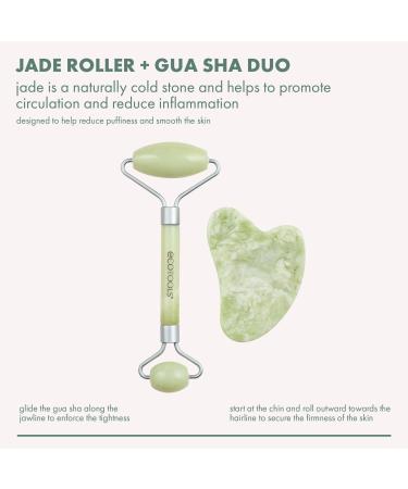 EcoTools Jade Roller + Gua Sha Stone Facial Duo - Discover Premium Quality Shop now! - Buy Online on SooperMarket.com