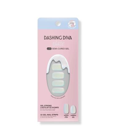 Dashing Diva California Breeze Glaze Semi-Cured Gel Art