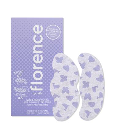 florence by mills Pore Power To You Deep Cleansing Pore Strips 10 ct
