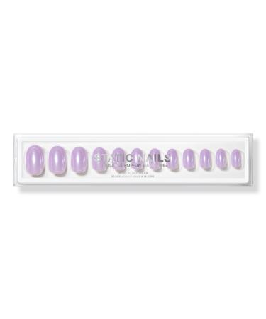 Static Nails Glazed Lavender Reusable Pop-On Manicures