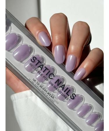 Static Nails Glazed Lavender Reusable Pop-On Manicures - Transform Your Style with the Best Innovation Today! - Buy Online on SooperMarket.com