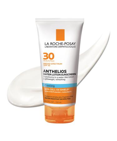 Discover La Roche-Posay Anthelios SPF 30 Cooling Water Lotion Sunscreen 5.0 oz - Elevate Your Style Instantly! - Buy Online on SooperMarket.com