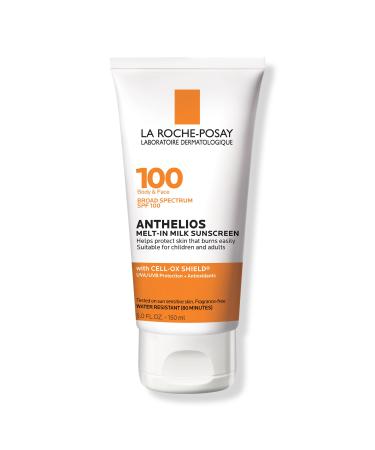 La Roche-Posay Anthelios Melt-in Milk Body & Face Sunscreen Lotion SPF 100 5.0 oz