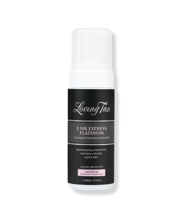 Loving Tan Platinum 2 HR Express Self Tanning Mousse 3.3 oz