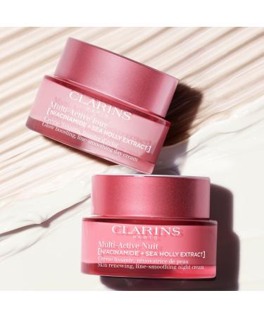 Clarins Multi-Active Night Moisturizer for Lines, Pores, Glow with Niacinamide 1.7 oz - Discover Premium Quality Shop now! - Buy Online on SooperMarket.com