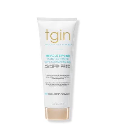 tgin Miracle Styling Water Activated Curl Elongating Gel 8.0 oz