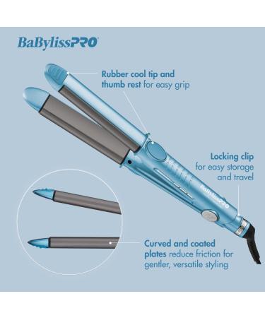 BaBylissPRO Nano Titanium Curved Styling Iron 1 in - Discover Premium Quality Shop now! - Buy Online on SooperMarket.com