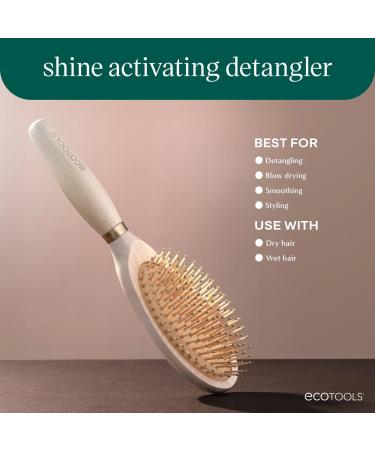 Discover EcoTools Shine Activating Detangler Hairbrush - Elevate Your Style Instantly! - Buy Online on SooperMarket.com