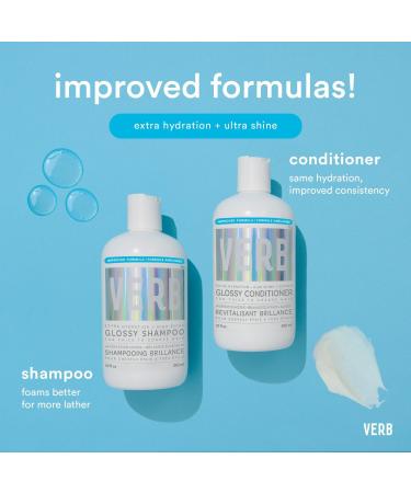 Verb Moisturizing Glossy Conditioner for Dry, Dull Hair 12.0 oz - Transform Your Style with the Best Innovation Today! - Buy Online on SooperMarket.com