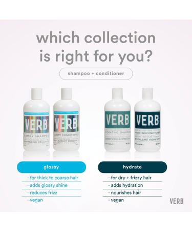 Verb Moisturizing Glossy Conditioner for Dry, Dull Hair 12.0 oz - Transform Your Style with the Best Innovation Today! - Buy Online on SooperMarket.com