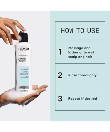 Nioxin Scalp Recovery System Purifying Shampoo 33.8 oz - Transform Your Style with the Best Innovation Today! - Buy Online on SooperMarket.com
