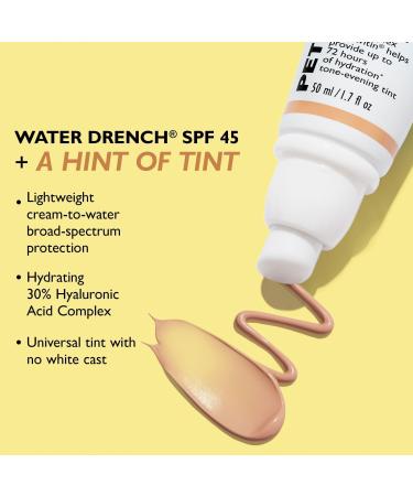 Peter Thomas Roth Water DrenchÂ Broad Spectrum SPF 45 Hyaluronic Sheer Tint Moisturizer - Discover Premium Quality Shop now! - Buy Online on SooperMarket.com