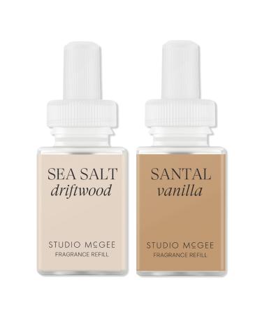 Pura Pura X Studio McGee Santal Vanilla and Sea Salt Driftwood Diffuser Refills