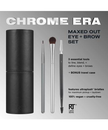 Real Techniques Chrome Era Maxed Out Eye + Brow Makeup Brush Set - Transform Your Style with the Best Innovation Today! - Buy Online on SooperMarket.com