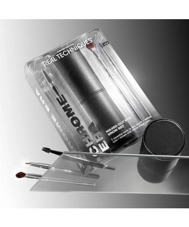 Real Techniques Chrome Era Maxed Out Eye + Brow Makeup Brush Set - Transform Your Style with the Best Innovation Today! - Buy Online on SooperMarket.com