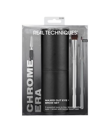 Real Techniques Chrome Era Maxed Out Eye + Brow Makeup Brush Set - Transform Your Style with the Best Innovation Today! - Buy Online on SooperMarket.com