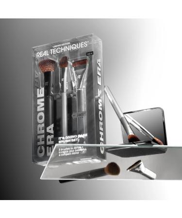 Real Techniques Chrome Era It's Giving Base Makeup Brush Set - Transform Your Style with the Best Innovation Today! - Buy Online on SooperMarket.com
