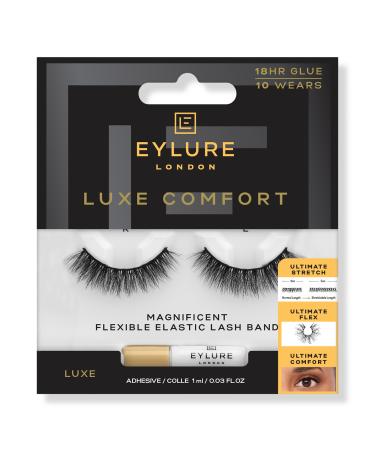 Eylure Luxe Comfort Faux Mink False Eyelashes, Magnificent
