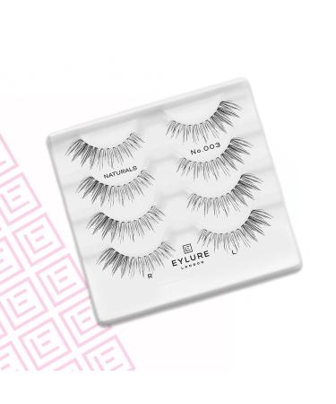 Discover Eylure 3/4 Length Naturals Accent No. 003 Eyelashes Multipack 4 pair - Elevate Your Style Instantly! - Buy Online on SooperMarket.com