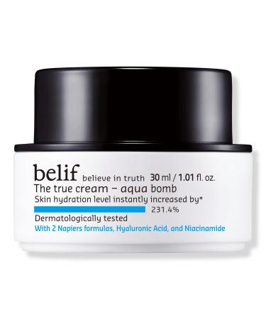 belif Travel Size The True Cream Aqua Bomb Hydrating Moisturizer 1.01 oz