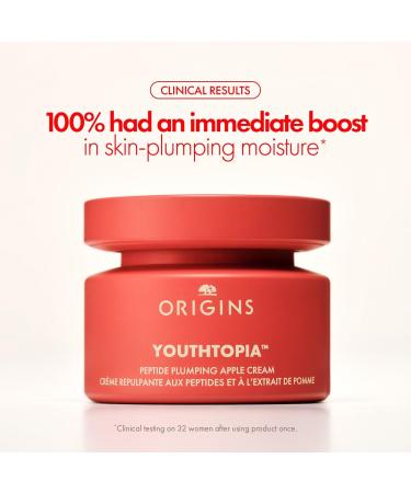 Origins Youthtopia Plumping Apple Face Moisturizer with Peptides 1.7 oz - Transform Your Style with the Best Innovation Today! - Buy Online on SooperMarket.com