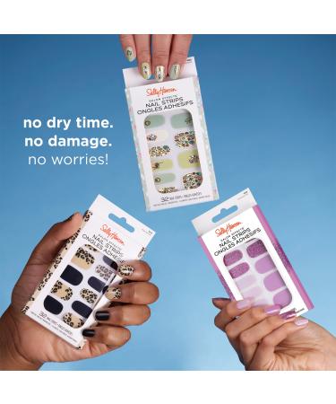 Discover Sally Hansen Salon Effects Nail Strips Wall Flower 32 ct - Elevate Your Style Instantly! - Buy Online on SooperMarket.com