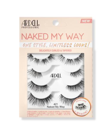 Ardell Naked My Way 421 Customizable False Lash Multipack