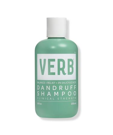 Verb Dandruff Shampoo with Salicylic Acid for Dry and Flaky Scalp 8.0 oz