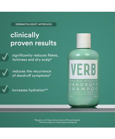 Verb Dandruff Shampoo with Salicylic Acid for Dry and Flaky Scalp 8.0 oz - Discover Premium Quality Shop now! - Buy Online on SooperMarket.com