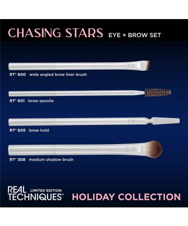 Real Techniques Chasing Stars Limited Edition Eye + Brow Brush Set 4 ct - Transform Your Style with the Best Innovation Today! - Buy Online on SooperMarket.com