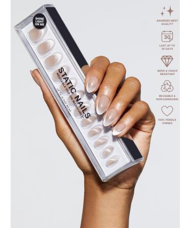 Discover Static Nails Champagne Room Like-Acrylic Reusable Pop-On Manicures - Elevate Your Style Instantly! - Buy Online on SooperMarket.com