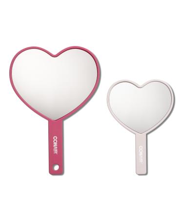 Conair Handheld Heart Mirrors 2 ct