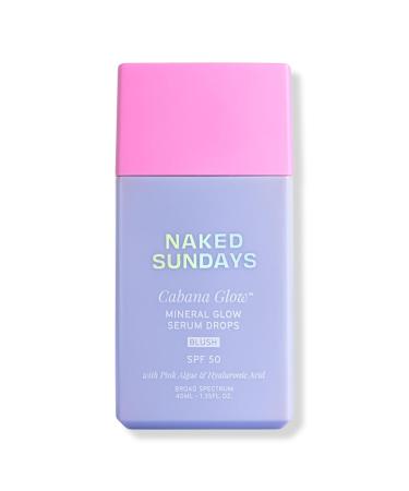 Naked Sundays Mineral Blush Serum SPF50 1.35 oz