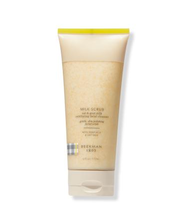 Beekman 1802 Milk Scrub Oat and Goat Milk Exfoliating Facial Cleanser 6.0 oz