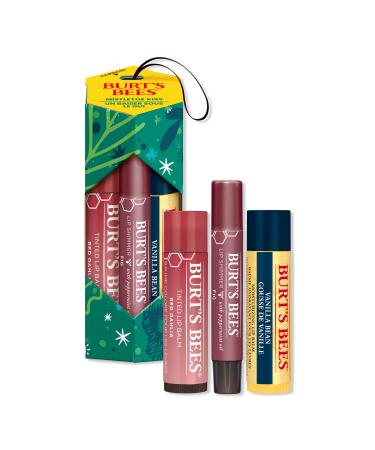 Burt's Bees Tinted Lip Balm and Lip Shimmer 3 Piece Gift Set 3 ct