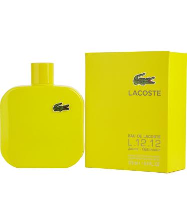 LACOSTE EAU DE LACOSTE L.12.12 JAUNE by Lacoste - OPTIMISTIC EDT SPRAY 5.9 OZ - MEN