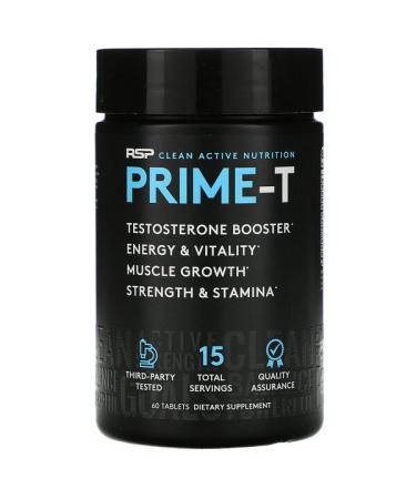 RSP Nutrition Prime-T Testosterone Booster 60 Tablets