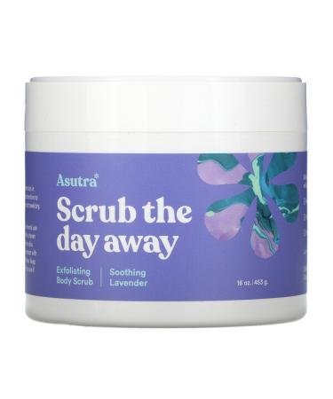 Asutra Scrub The Day Away Exfoliating Body Scrub Soothing Lavender 16 oz (453 g)