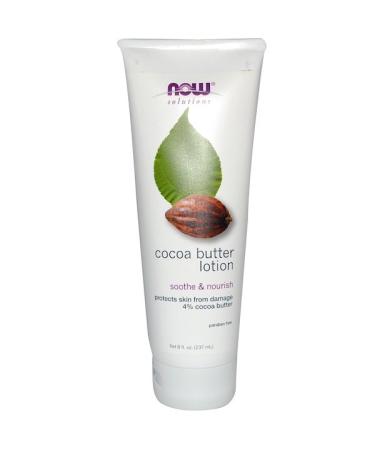 Now Foods Solutions Cocoa Butter Lotion 8 fl oz (237 ml)