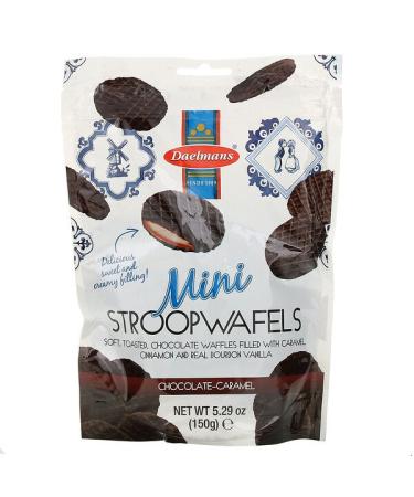 Daelmans Mini Stroopwafels Chocolate Caramel 5.29 oz (150 g)