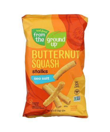 From The Ground Up Butternut Squash Stalks Sea Salt 4 oz (113 g)